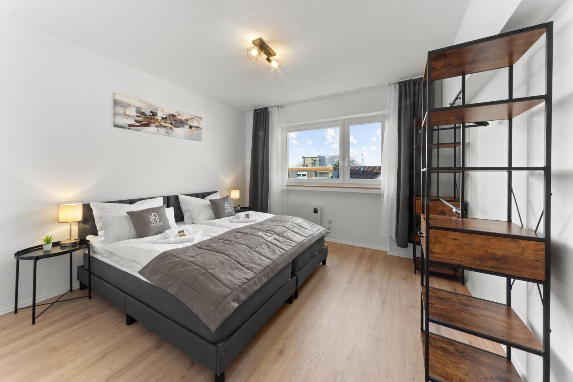 Vinful: Premium-Apartment Mit Balkon Und Parkplatz Mülheim an der Ruhr Eksteriør bilde