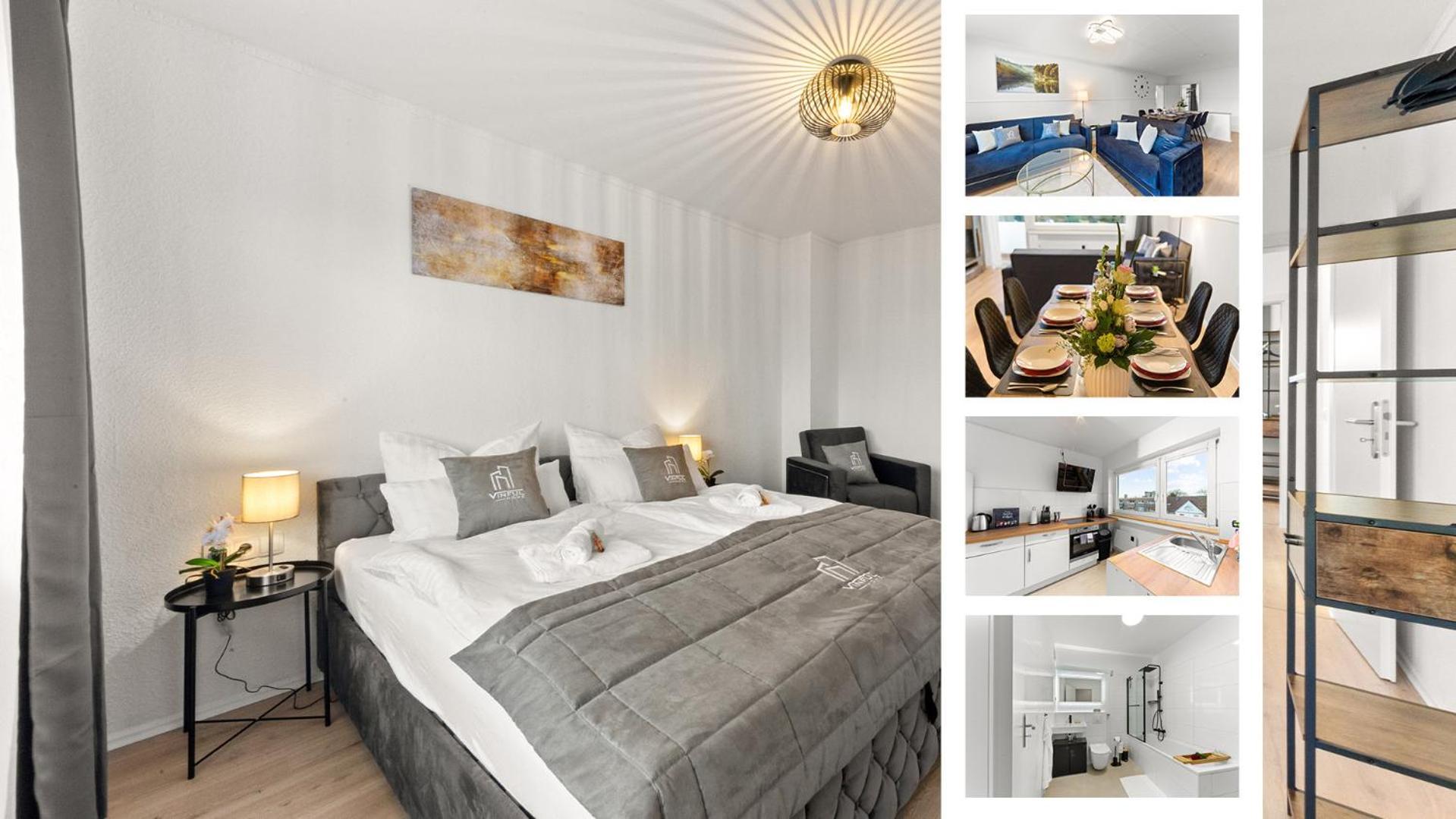 Vinful: Premium-Apartment Mit Balkon Und Parkplatz Mülheim an der Ruhr Eksteriør bilde